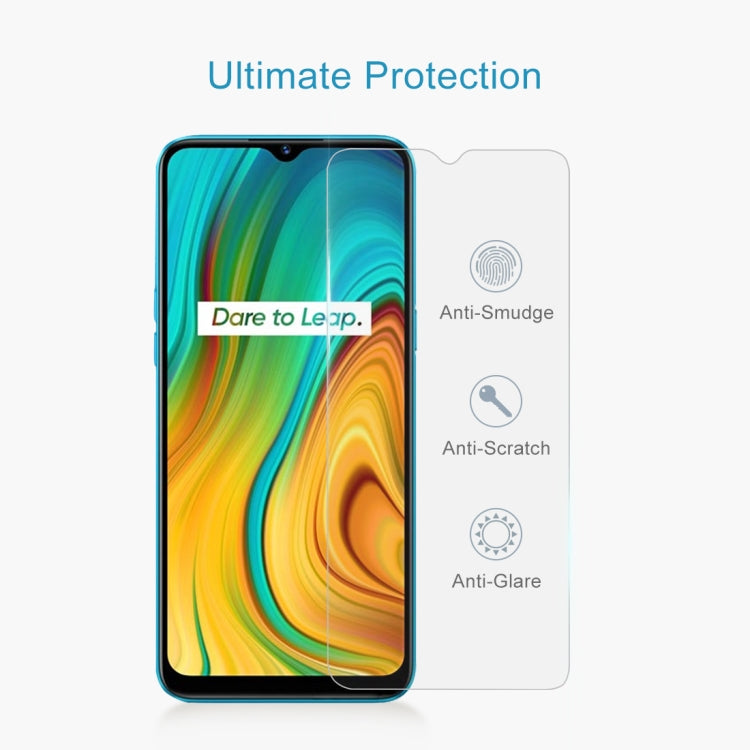 50 PCS 0.26mm 9H 2.5D Tempered Glass Film, For Motorola Moto E6s (2020), For OPPO Realme C3, For OPPO Realme C11, For Sony Xperia L4