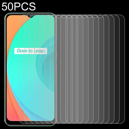 50 PCS 0.26mm 9H 2.5D Tempered Glass Film, For Motorola Moto E6s (2020), For OPPO Realme C3, For OPPO Realme C11, For Sony Xperia L4
