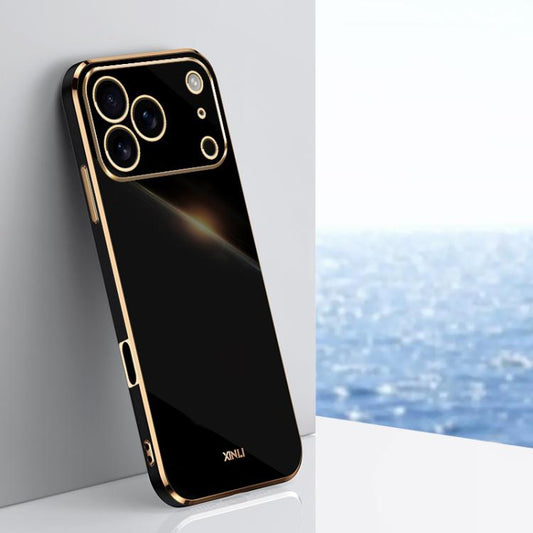 XINLI Straight Edge 6D Electroplate TPU Phone Case