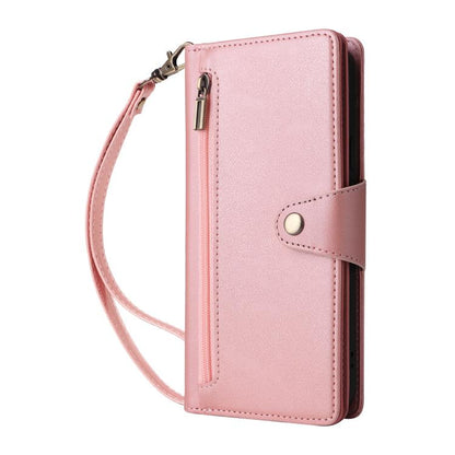 Rivet Buckle 9 Cards Three Fold Leather Phone Case, For Google Pixel 10a, For Google Pixel 10 Pro XL / 9 Pro XL, For Google Pixel 10 / 10 Pro, For Google Pixel 9a, For Google Pixel 9 Pro, For Google Pixel 9, For Google Pixel 8a, For Google Pixel 8 Pro ...