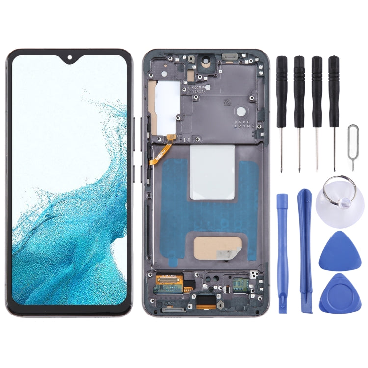 TFT LCD Screen Digitizer Full Assembly with Frame, Not Supporting Fingerprint Identification