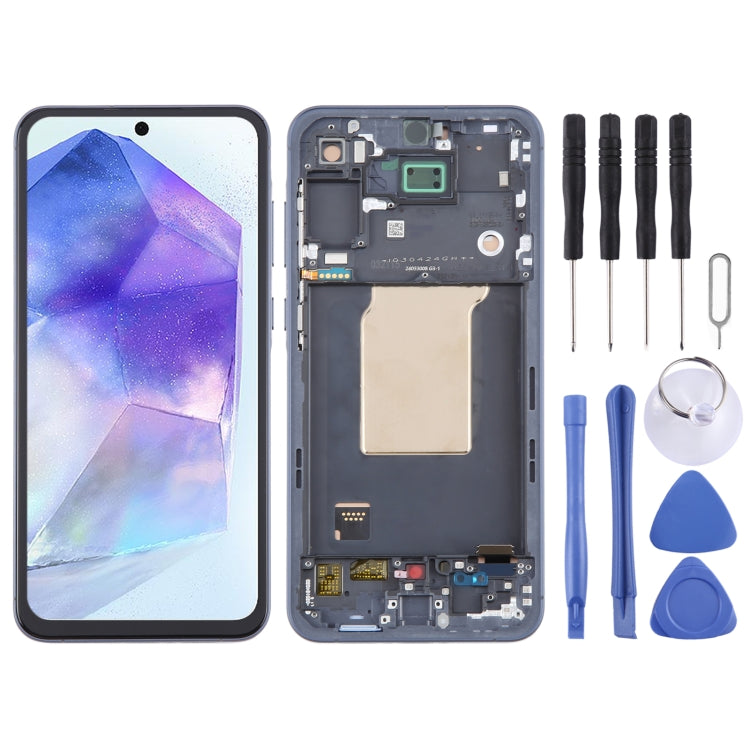 TFT LCD Screen Digitizer Full Assembly with Frame, Not Supporting Fingerprint Identification