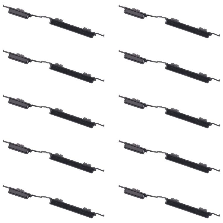 10pcs Volume Control Button, For Samsung Galaxy S20 FE SM-G780, For Samsung Galaxy Z Flip 5G SM-F707, For Samsung Galaxy M23 SM-M236, For Samsung Galaxy A23 SM-A235, For Samsung Galaxy A53 5G SM-A536, For Samsung Galaxy A73 5G SM-A736������������������...