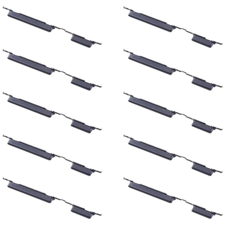 10pcs Volume Control Button, For Samsung Galaxy S20 FE SM-G780, For Samsung Galaxy Z Flip 5G SM-F707, For Samsung Galaxy M23 SM-M236, For Samsung Galaxy A23 SM-A235, For Samsung Galaxy A53 5G SM-A536, For Samsung Galaxy A73 5G SM-A736������������������...
