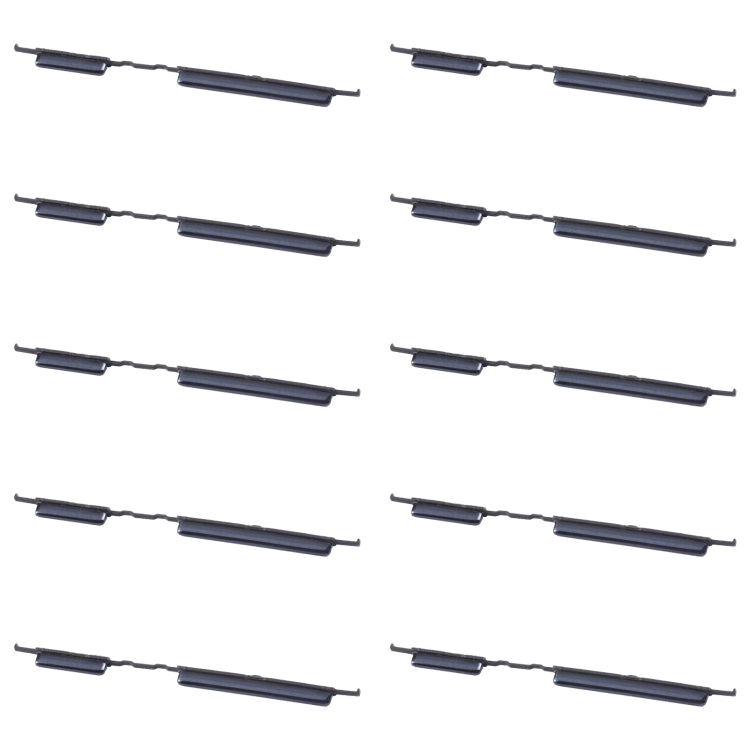 10pcs Volume Control Button, For Samsung Galaxy S20 FE SM-G780, For Samsung Galaxy Z Flip 5G SM-F707, For Samsung Galaxy M23 SM-M236, For Samsung Galaxy A23 SM-A235, For Samsung Galaxy A53 5G SM-A536, For Samsung Galaxy A73 5G SM-A736������������������...