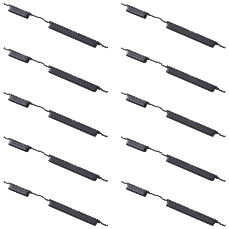 10pcs Volume Control Button, For Samsung Galaxy S20 FE SM-G780, For Samsung Galaxy Z Flip 5G SM-F707, For Samsung Galaxy M23 SM-M236, For Samsung Galaxy A23 SM-A235, For Samsung Galaxy A53 5G SM-A536, For Samsung Galaxy A73 5G SM-A736������������������...
