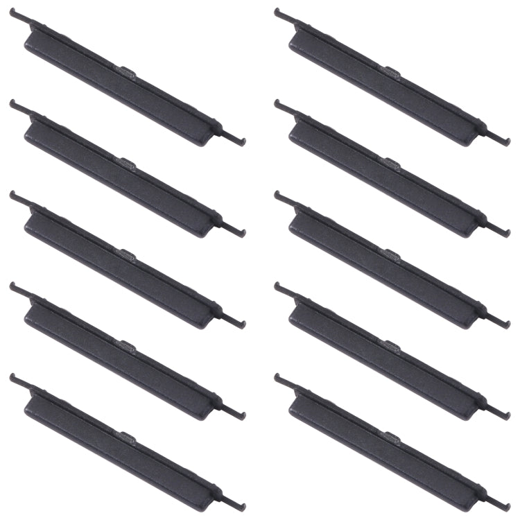 10pcs Volume Control Button, For Samsung Galaxy S20 FE SM-G780, For Samsung Galaxy Z Flip 5G SM-F707, For Samsung Galaxy M23 SM-M236, For Samsung Galaxy A23 SM-A235, For Samsung Galaxy A53 5G SM-A536, For Samsung Galaxy A73 5G SM-A736������������������...