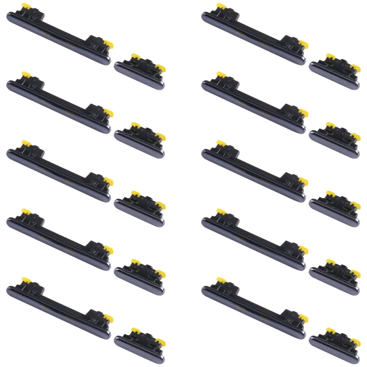 10pcs Volume Control Button, For Samsung Galaxy S20 FE SM-G780, For Samsung Galaxy Z Flip 5G SM-F707, For Samsung Galaxy M23 SM-M236, For Samsung Galaxy A23 SM-A235, For Samsung Galaxy A53 5G SM-A536, For Samsung Galaxy A73 5G SM-A736������������������...