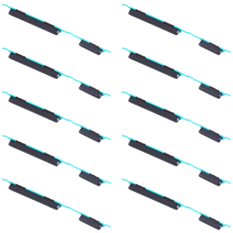10pcs Volume Control Button, For Samsung Galaxy S20 FE SM-G780, For Samsung Galaxy Z Flip 5G SM-F707, For Samsung Galaxy M23 SM-M236, For Samsung Galaxy A23 SM-A235, For Samsung Galaxy A53 5G SM-A536, For Samsung Galaxy A73 5G SM-A736������������������...