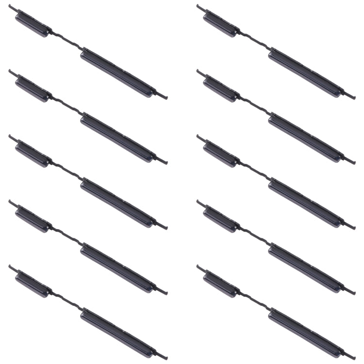 10pcs Volume Control Button, For Samsung Galaxy S20 FE SM-G780, For Samsung Galaxy Z Flip 5G SM-F707, For Samsung Galaxy M23 SM-M236, For Samsung Galaxy A23 SM-A235, For Samsung Galaxy A53 5G SM-A536, For Samsung Galaxy A73 5G SM-A736������������������...