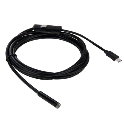 AN97 Waterproof Micro USB Endoscope Hard Tube Inspection Camera for Parts of OTG Function Android Mobile Phone, with 6 LEDs, 5.5mm, 7mm, 8mm