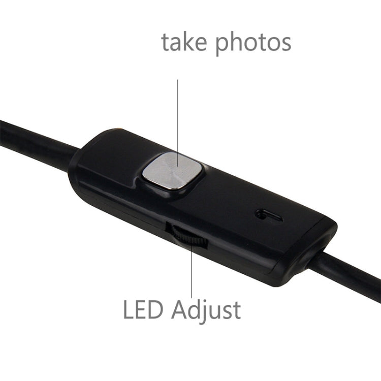 AN97 Waterproof Micro USB Endoscope Hard Tube Inspection Camera for Parts of OTG Function Android Mobile Phone, with 6 LEDs, 5.5mm, 7mm, 8mm