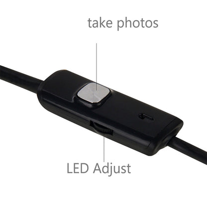 AN97 Waterproof Micro USB Endoscope Hard Tube Inspection Camera for Parts of OTG Function Android Mobile Phone, with 6 LEDs, 5.5mm, 7mm, 8mm