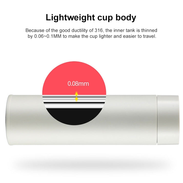 Tasse isotherme élégante en acier inoxydable 316, 500 ml
