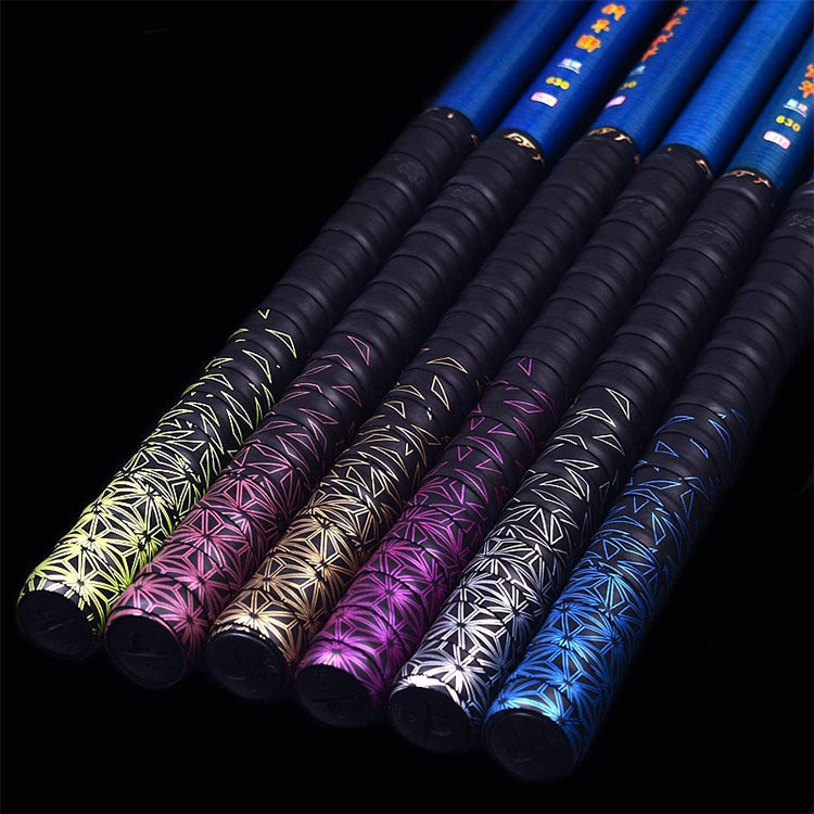 GUANGYU 1,8m Sangle de Poignée Colorée en Dégradé, Colle de Main Quille Épaissie Anti-dérapante Absorbant la Sueur pour Canne à Pêche, Couleur Aléatoire