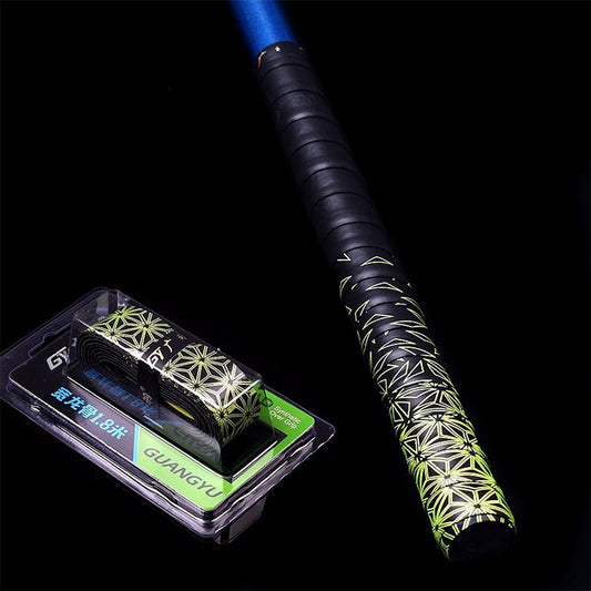 GUANGYU 1.8m Correa de mango multicolor degradada, pegamento para quilla, pegamento para caña de pescar grueso antideslizante y absorbente del sudor, color aleatorio