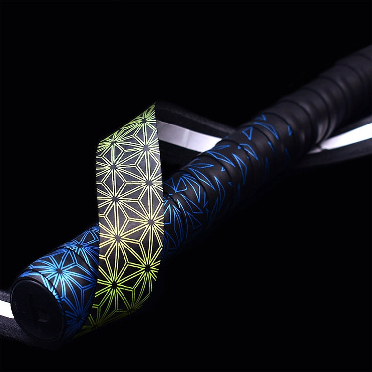 GUANGYU 1,8m Sangle de Poignée Colorée en Dégradé, Colle de Main Quille Épaissie Anti-dérapante Absorbant la Sueur pour Canne à Pêche, Couleur Aléatoire