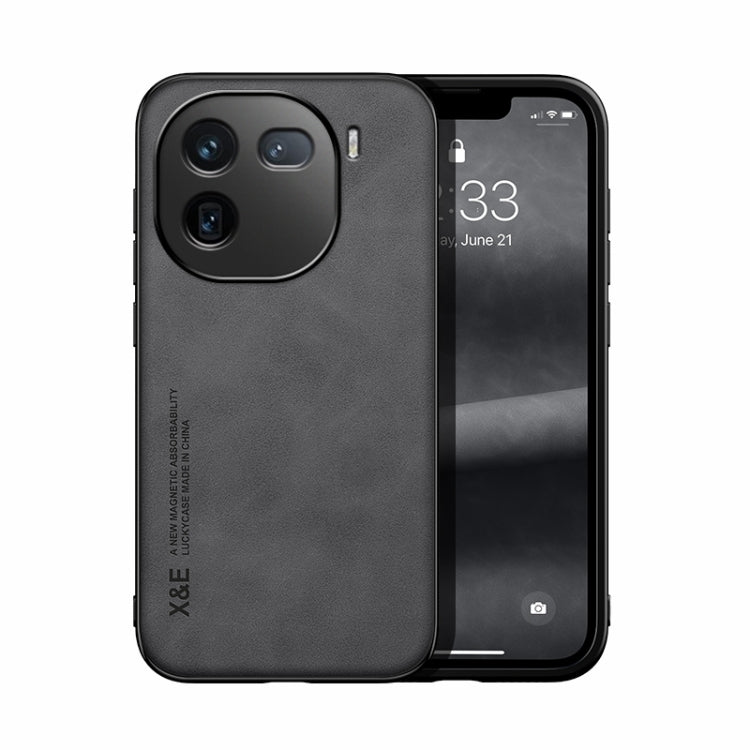 Skin Feel Magnetic Leather Back Phone Case, For vivo X100 Pro, For vivo X100, For vivo iQOO 12 Pro, For vivo iQOO 12, For vivo V29e, For vivo V29e Global, For vivo Y35 4G / Y35+