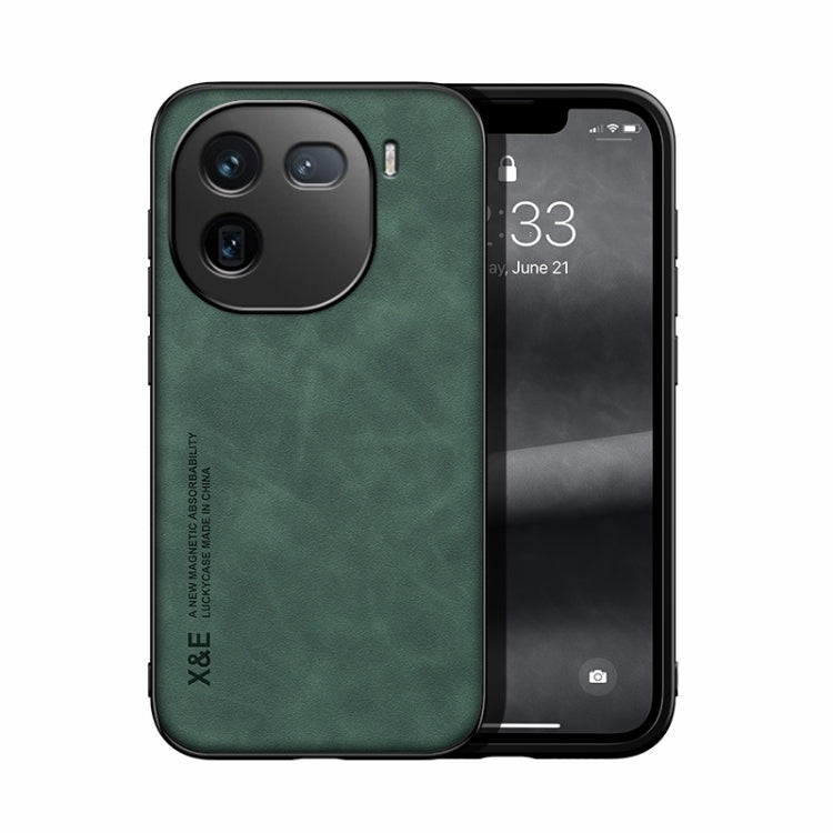 Skin Feel Magnetic Leather Back Phone Case, For vivo X100 Pro, For vivo X100, For vivo iQOO 12 Pro, For vivo iQOO 12, For vivo V29e, For vivo V29e Global, For vivo Y35 4G / Y35+