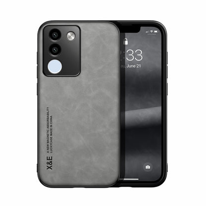 Skin Feel Magnetic Leather Back Phone Case, For vivo X100 Pro, For vivo X100, For vivo iQOO 12 Pro, For vivo iQOO 12, For vivo V29e, For vivo V29e Global, For vivo Y35 4G / Y35+