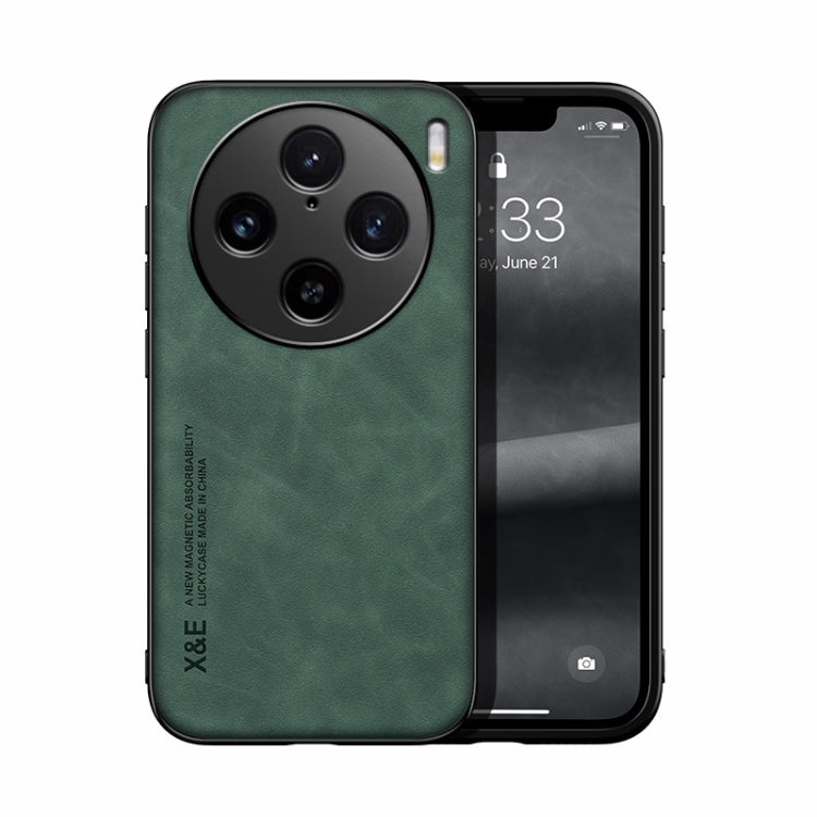 Skin Feel Magnetic Leather Back Phone Case, For vivo X100 Pro, For vivo X100, For vivo iQOO 12 Pro, For vivo iQOO 12, For vivo V29e, For vivo V29e Global, For vivo Y35 4G / Y35+