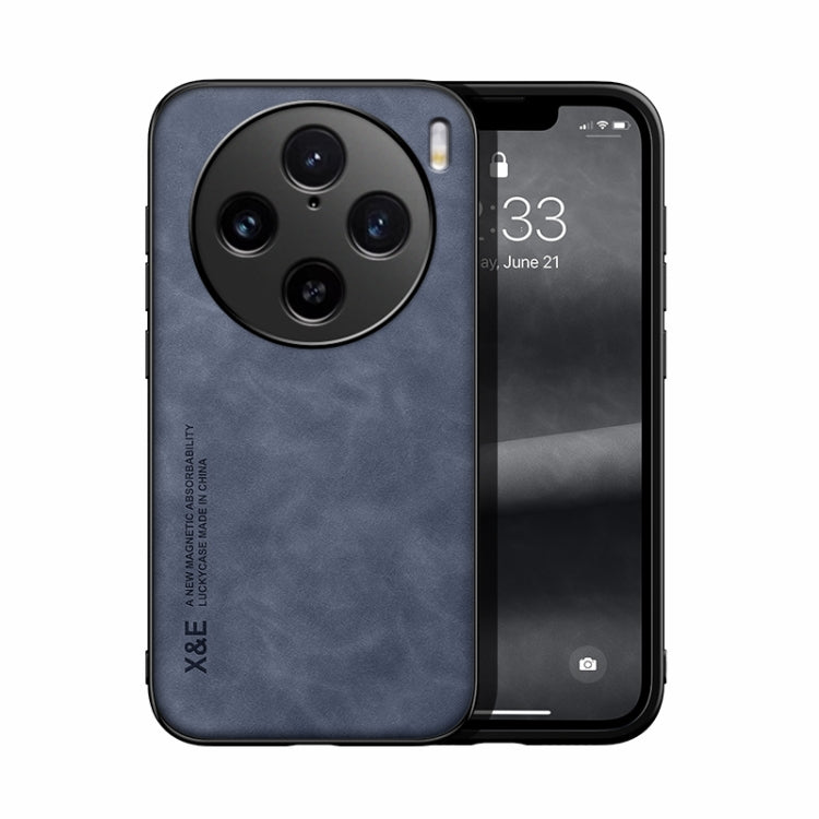 Skin Feel Magnetic Leather Back Phone Case, For vivo X100 Pro, For vivo X100, For vivo iQOO 12 Pro, For vivo iQOO 12, For vivo V29e, For vivo V29e Global, For vivo Y35 4G / Y35+