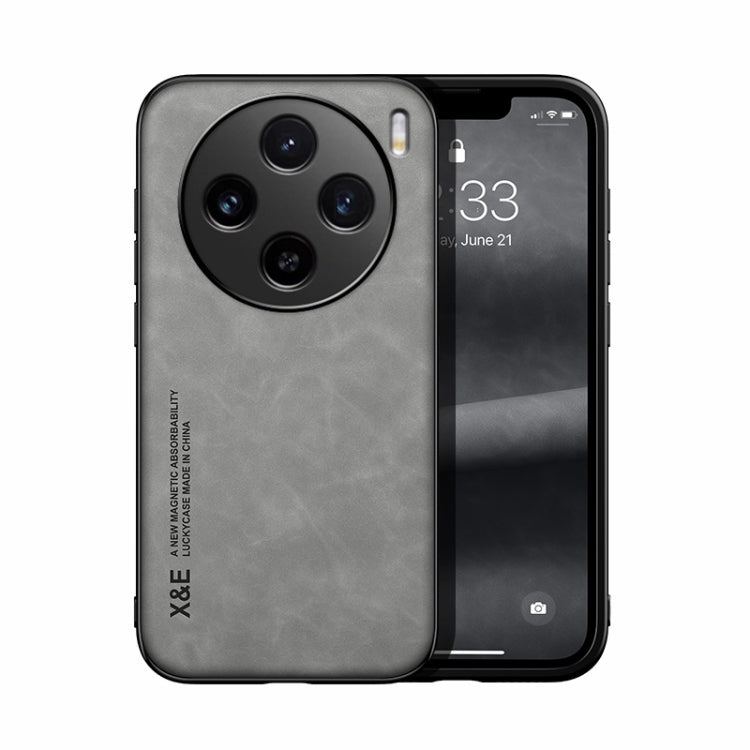 Skin Feel Magnetic Leather Back Phone Case, For vivo X100 Pro, For vivo X100, For vivo iQOO 12 Pro, For vivo iQOO 12, For vivo V29e, For vivo V29e Global, For vivo Y35 4G / Y35+