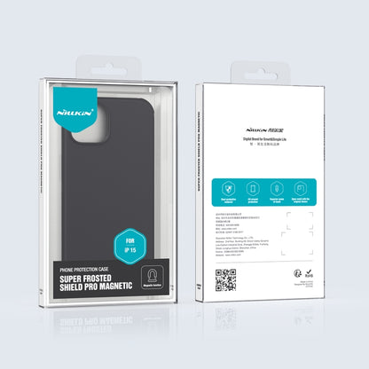 NILLKIN Frosted Shield Pro Magnetic Magsafe Phone Case, For iPhone 15