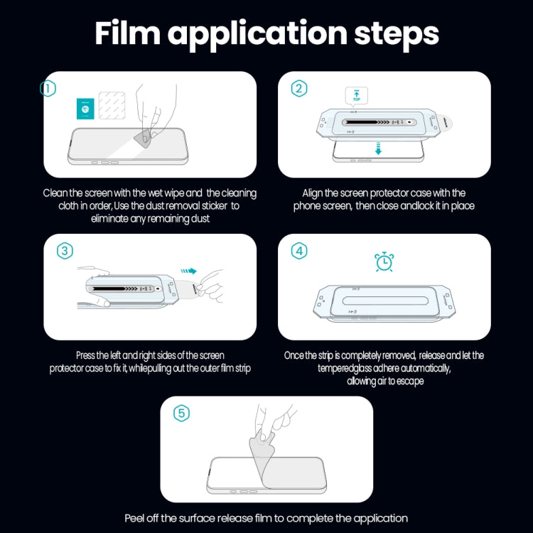 NILLKIN Guardian Full Coverage Privacy Tempered Glass Film, For iPhone 16 Pro Max, For iPhone 16 Plus, For iPhone 16, For iPhone 15 Plus, For iPhone 15