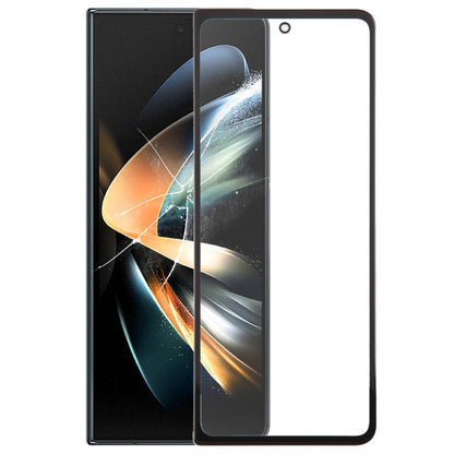 LCD Secondary Screen Outer Glass Lens with OCA Optically Clear Adhesive, For Galaxy Z Fold7 SM-F966B, For Samsung Galaxy Z Fold6 SM-F956B, For Samsung Galaxy Z Fold5 SM-F946B, For Samsung Galaxy Z Fold4 SM-F936B/W23                                     ...