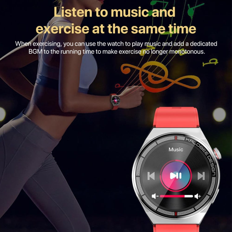1.3 inch Bamboo Steel Band IP68 Waterproof Smart Watch Support Bluetooth Call, Silver Steel Band, Black Steel Band