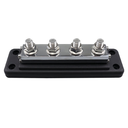 RV 600A High Current Busbar 4-way Straight M10 Wiring Studs, CP-4303-01, CP-4303-02