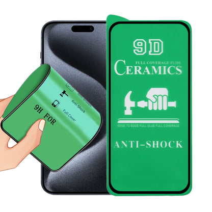 9D Full Screen Full Glue Ceramic Film, For iPhone 18 Pro / 17 Pro, For iPhone 18 Pro Max / 17 Pro Max, For iPhone 17, For iPhone Air, For iPhone 16 Pro Max, For iPhone 16 Pro, For iPhone 16 Plus, For iPhone 16, For iPhone 15 Pro Max, For iPhone 15 Pro ...