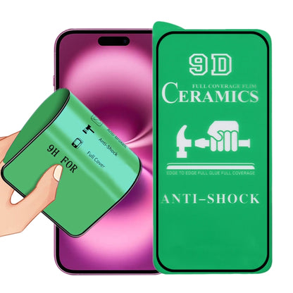 9D Full Screen Full Glue Ceramic Film, For iPhone 18 Pro / 17 Pro, For iPhone 18 Pro Max / 17 Pro Max, For iPhone 17, For iPhone Air, For iPhone 16 Pro Max, For iPhone 16 Pro, For iPhone 16 Plus, For iPhone 16, For iPhone 15 Pro Max, For iPhone 15 Pro ...