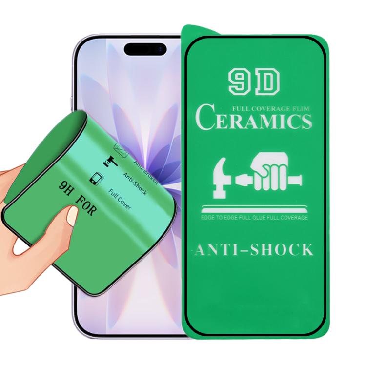9D Full Screen Full Glue Ceramic Film, For iPhone 18 Pro / 17 Pro, For iPhone 18 Pro Max / 17 Pro Max, For iPhone 17, For iPhone Air, For iPhone 16 Pro Max, For iPhone 16 Pro, For iPhone 16 Plus, For iPhone 16, For iPhone 15 Pro Max, For iPhone 15 Pro ...