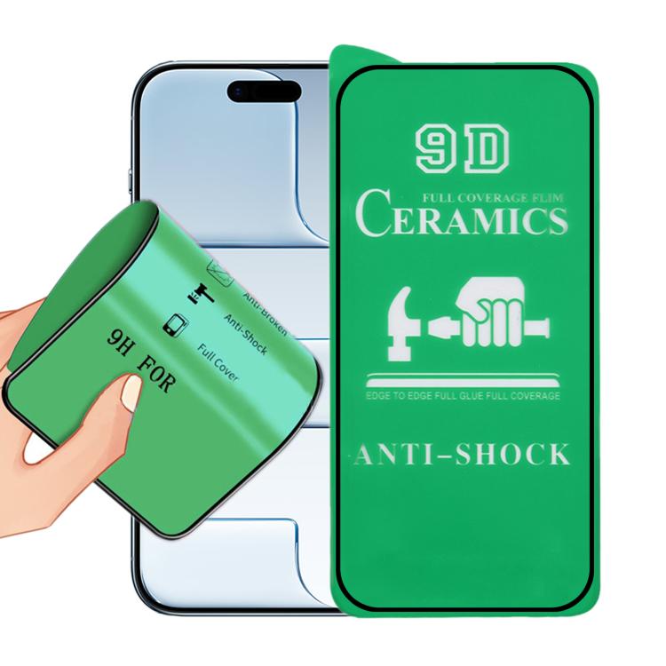9D Full Screen Full Glue Ceramic Film, For iPhone 18 Pro / 17 Pro, For iPhone 18 Pro Max / 17 Pro Max, For iPhone 17, For iPhone Air, For iPhone 16 Pro Max, For iPhone 16 Pro, For iPhone 16 Plus, For iPhone 16, For iPhone 15 Pro Max, For iPhone 15 Pro ...