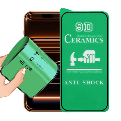 9D Full Screen Full Glue Ceramic Film, For iPhone 18 Pro / 17 Pro, For iPhone 18 Pro Max / 17 Pro Max, For iPhone 17, For iPhone Air, For iPhone 16 Pro Max, For iPhone 16 Pro, For iPhone 16 Plus, For iPhone 16, For iPhone 15 Pro Max, For iPhone 15 Pro ...