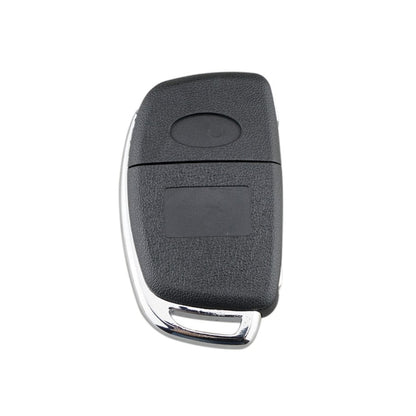 4-button Folding Car Key Shell with Metal Edge Solaris ix35 ix4 Santa For Hyundai Sonata 2014-2017 / Tucson 2016-2019 /  Santa Fe 2013-2016, For Hyundai 4-button Solaris ix35 ix4