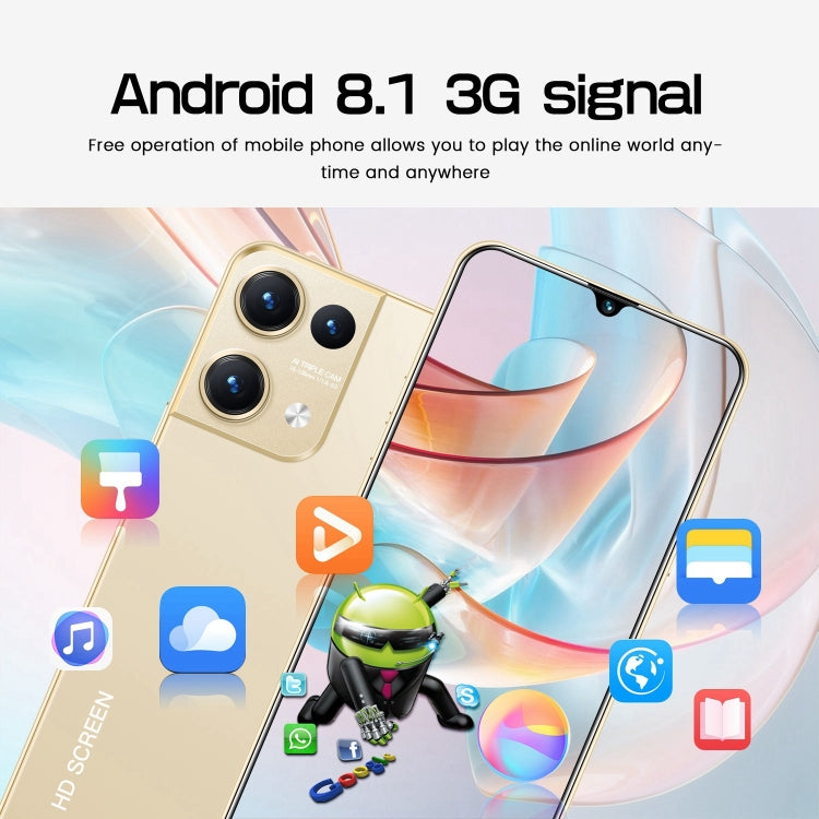 Reno9 Pro / B55, 6.49 inch Screen, Face Identification, Android  8.1 MTK6580A Quad Core, Network: 3G, OTG, Dual SIM, 2GB+16GB, i15 Pro Max / N85 1GB+16GB
