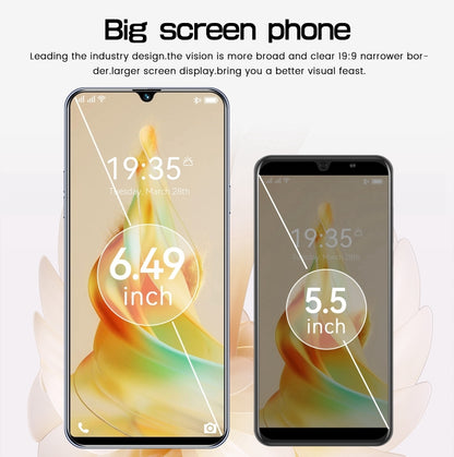 Reno9 Pro / B55, 6.49 inch Screen, Face Identification, Android  8.1 MTK6580A Quad Core, Network: 3G, OTG, Dual SIM, 2GB+16GB, i15 Pro Max / N85 1GB+16GB