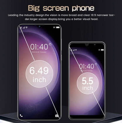 Note30, 6.49 inch Screen, Face Identification, Android  8.1 MTK6580A Quad Core, Network: 3G, Dual SIM, 2GB+16GB