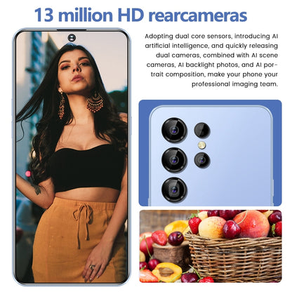 S23 Ultra / U19, 6.53 inch Screen, Face ID & Side Fingerprint Identification, Android 9.1 MTK6753 Octa Core, Network: 4G, Dual SIM, 3GB+64GB