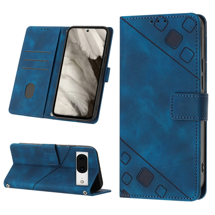 Skin-feel Embossed Leather Phone Case, For Google Pixel 11 Pro XL, For Google Pixel 11 Pro / 11, For Google Pixel 10 Pro XL 5G Global, For Google Pixel 10 5G Global, For Google Pixel 9a, For Google Pixel 9 Pro XL, For Google Pixel 9 / 9 Pro            ...