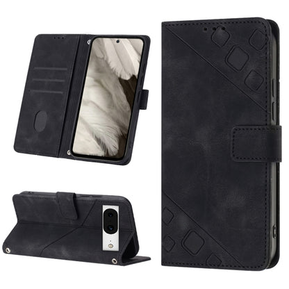 Skin-feel Embossed Leather Phone Case, For Google Pixel 11 Pro XL, For Google Pixel 11 Pro / 11, For Google Pixel 10 Pro XL 5G Global, For Google Pixel 10 5G Global, For Google Pixel 9a, For Google Pixel 9 Pro XL, For Google Pixel 9 / 9 Pro            ...