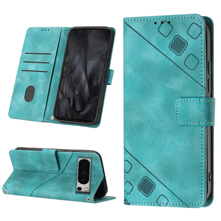 Skin-feel Embossed Leather Phone Case, For Google Pixel 11 Pro XL, For Google Pixel 11 Pro / 11, For Google Pixel 10 Pro XL 5G Global, For Google Pixel 10 5G Global, For Google Pixel 9a, For Google Pixel 9 Pro XL, For Google Pixel 9 / 9 Pro            ...