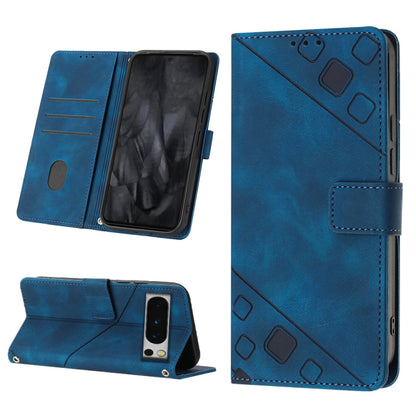 Skin-feel Embossed Leather Phone Case, For Google Pixel 11 Pro XL, For Google Pixel 11 Pro / 11, For Google Pixel 10 Pro XL 5G Global, For Google Pixel 10 5G Global, For Google Pixel 9a, For Google Pixel 9 Pro XL, For Google Pixel 9 / 9 Pro            ...