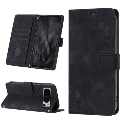 Skin-feel Embossed Leather Phone Case, For Google Pixel 11 Pro XL, For Google Pixel 11 Pro / 11, For Google Pixel 10 Pro XL 5G Global, For Google Pixel 10 5G Global, For Google Pixel 9a, For Google Pixel 9 Pro XL, For Google Pixel 9 / 9 Pro            ...