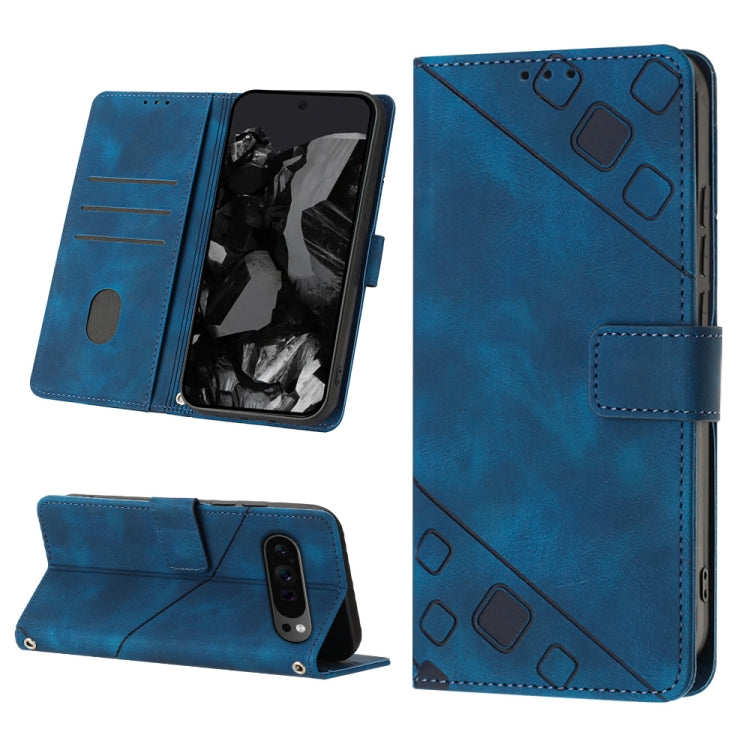 Skin-feel Embossed Leather Phone Case, For Google Pixel 11 Pro XL, For Google Pixel 11 Pro / 11, For Google Pixel 10 Pro XL 5G Global, For Google Pixel 10 5G Global, For Google Pixel 9a, For Google Pixel 9 Pro XL, For Google Pixel 9 / 9 Pro            ...