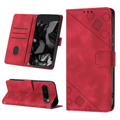 Skin-feel Embossed Leather Phone Case, For Google Pixel 11 Pro XL, For Google Pixel 11 Pro / 11, For Google Pixel 10 Pro XL 5G Global, For Google Pixel 10 5G Global, For Google Pixel 9a, For Google Pixel 9 Pro XL, For Google Pixel 9 / 9 Pro            ...