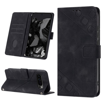 Skin-feel Embossed Leather Phone Case, For Google Pixel 11 Pro XL, For Google Pixel 11 Pro / 11, For Google Pixel 10 Pro XL 5G Global, For Google Pixel 10 5G Global, For Google Pixel 9a, For Google Pixel 9 Pro XL, For Google Pixel 9 / 9 Pro            ...